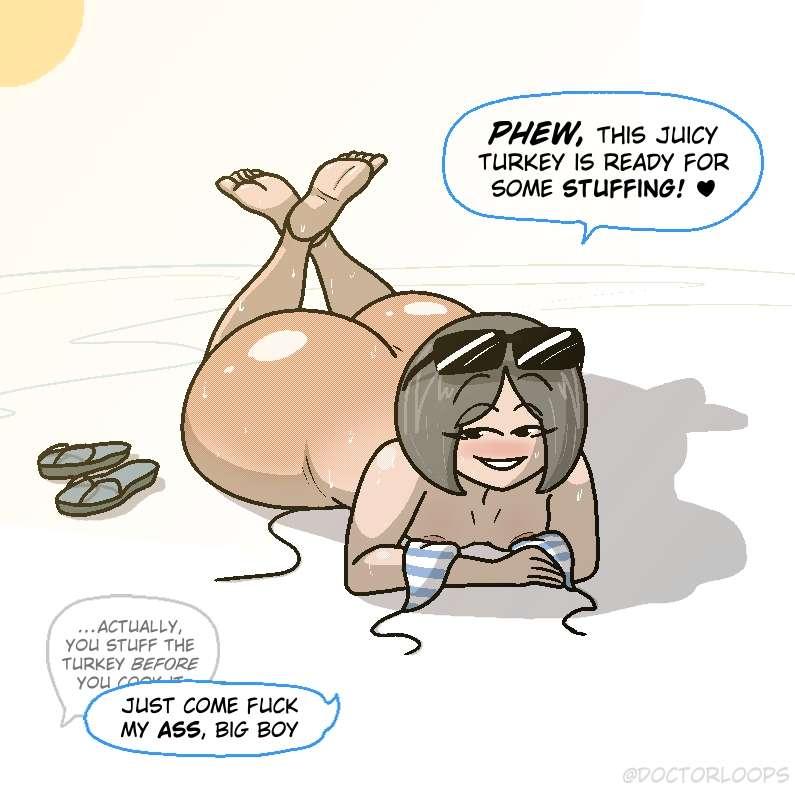 [Patreon Exclusive] Just a lil' Thanksgiving Mona booty 💙