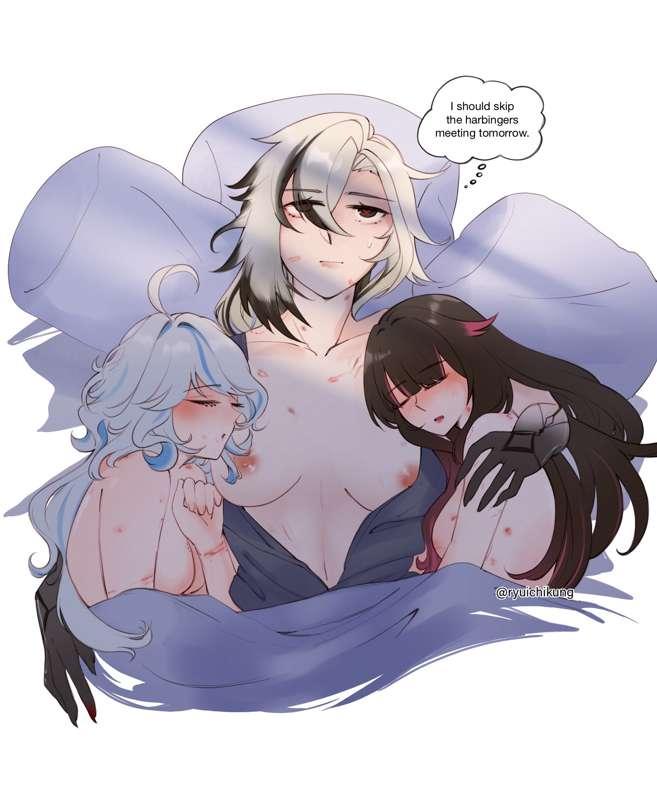 Exhausted Father