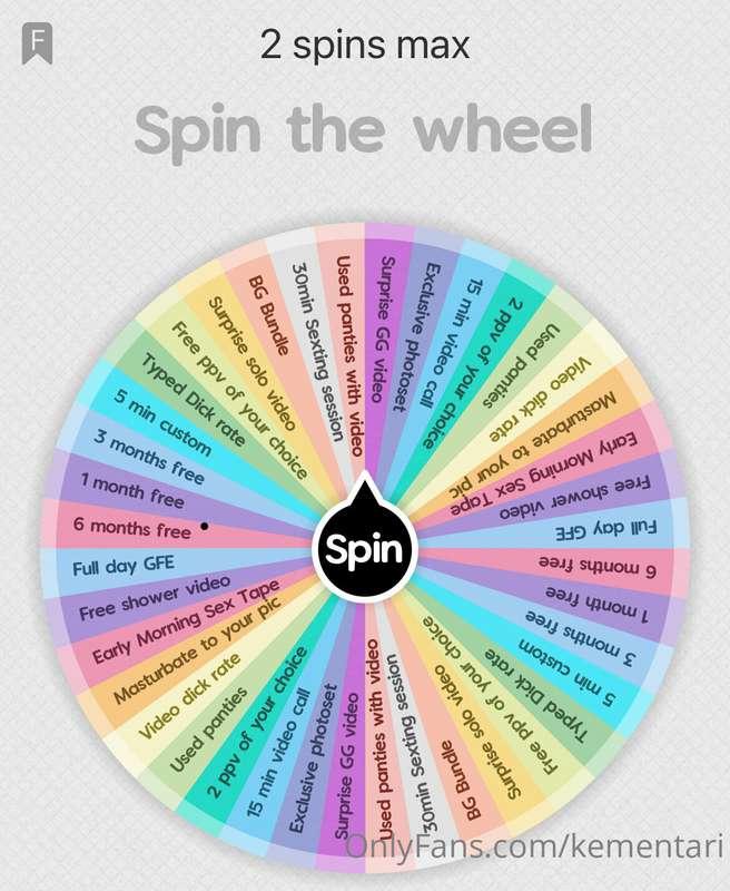 Happy September!!! I have a ***brand new spin the wheel game..