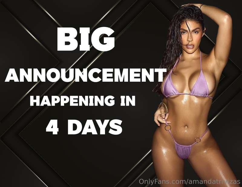 The countdown is ON!!! I have a MASSIVE announcement happeni..
