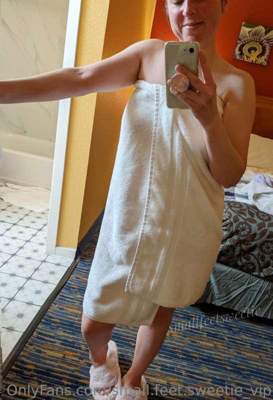 Still warm and wet! Would you have joined me in the bath?