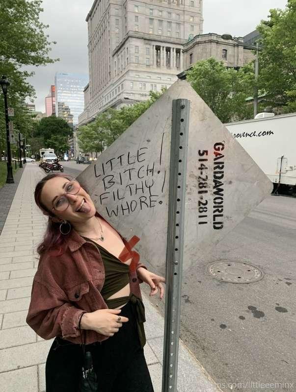 Oh look, a sign made just for me! 😂