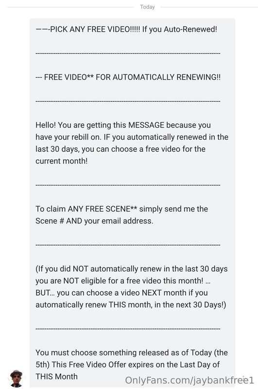 FREE VIDEO FOR MARCH!!!! The FREE Video Offer was JUST sent ..