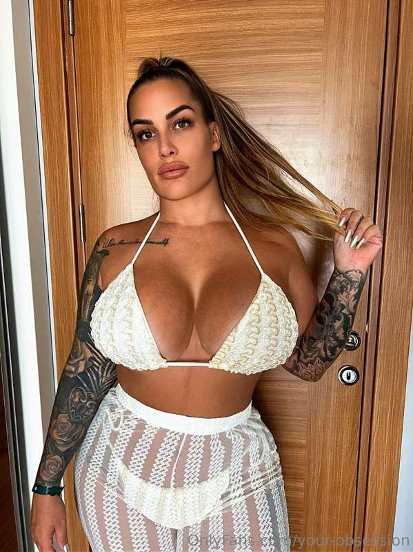 I bet you would like to be smothered by these big tits!