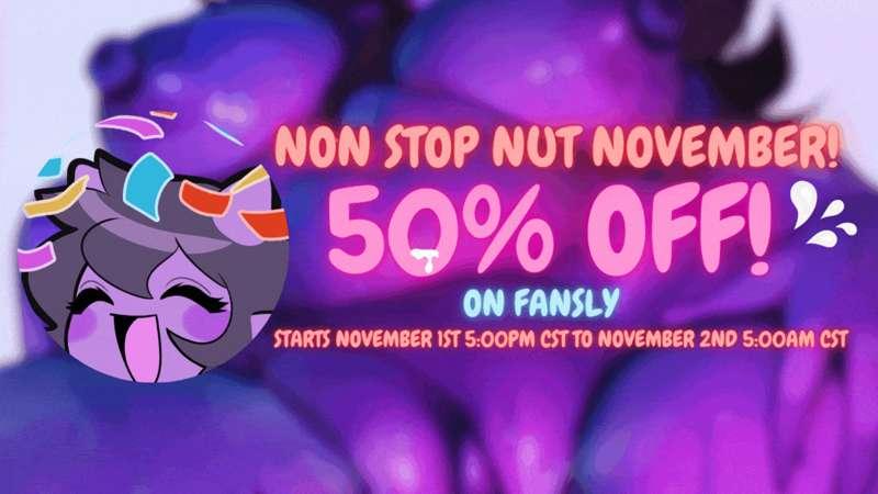 SURPRISE! 💜 HAPPY NON-STOP NUT NOVEMBER SALE!🥛 Starts @ 5:00pm CST November 1st then Ends November 2nd 5:00am CST! Get it while its here!💜