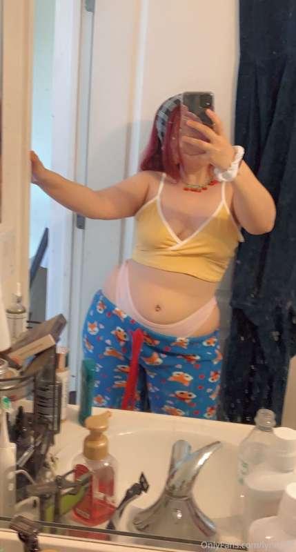 I just bought some really cute orange lingerie so get ready ..
