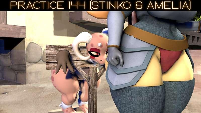 Practice 144 (Stinko & Amelia)