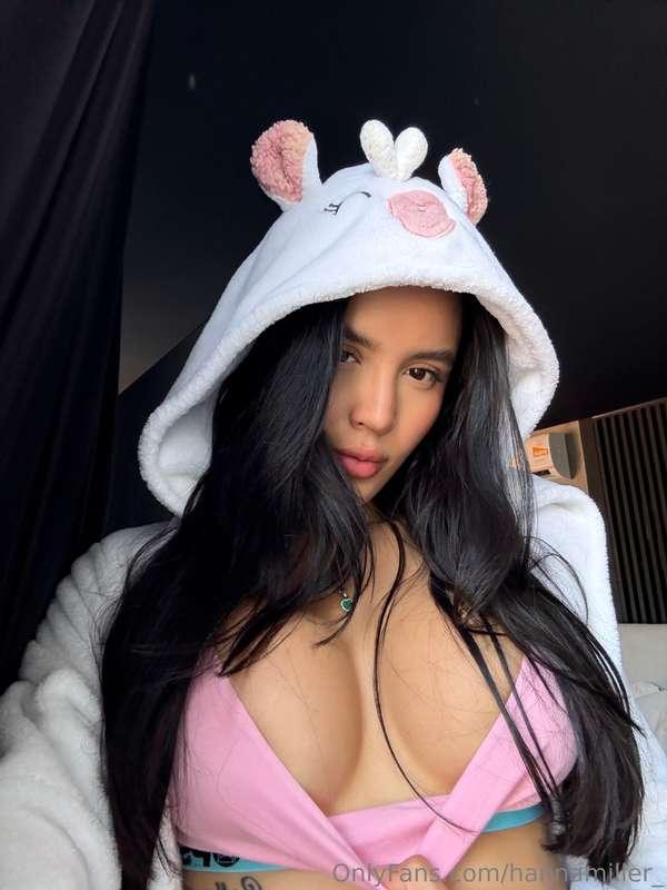 I think this hoodie makes me look way too sweet… but even un..