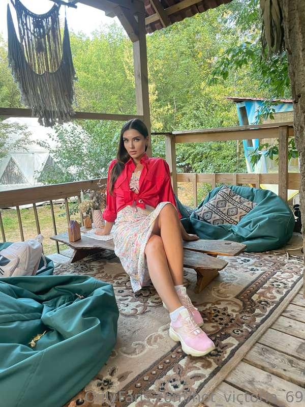 I sit and enjoy the beautiful nature😍 By the way, an interes..