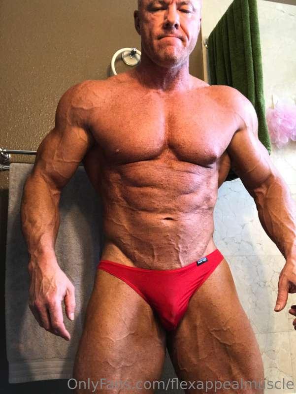 When I get super lean, my cock vein connects all the way up ..