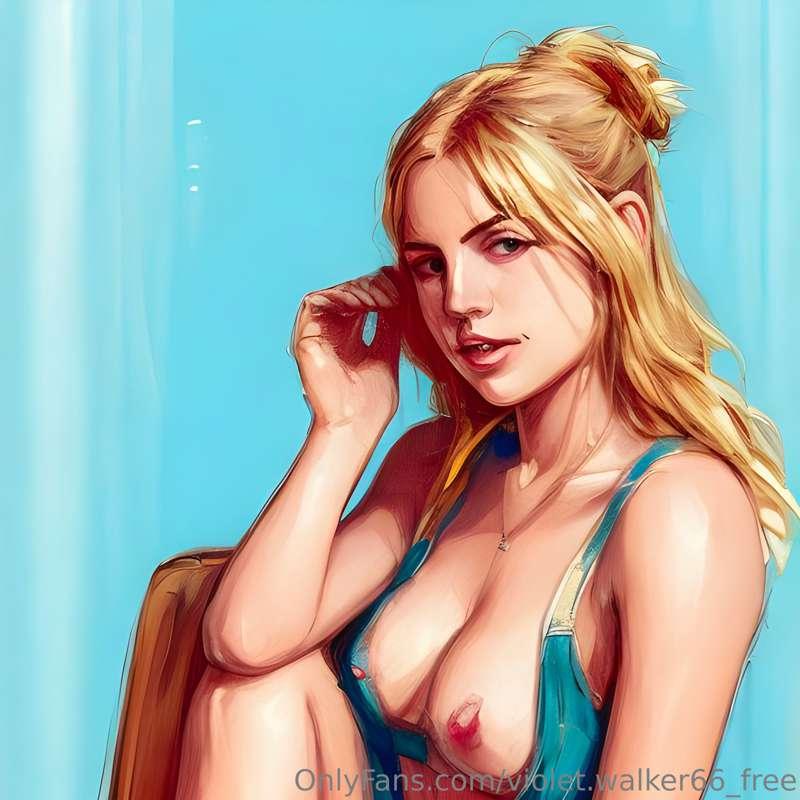 Even my drawn titties are amazing.