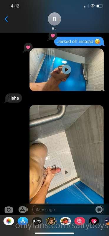I know some of you guys like to see the daily text convos, s..