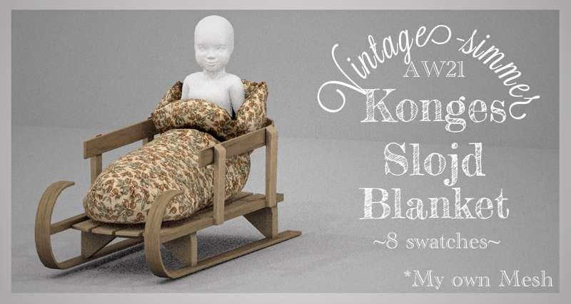 ˗ˏˋKonges Slojd Blanket + Pose Pack ˎˊ˗
