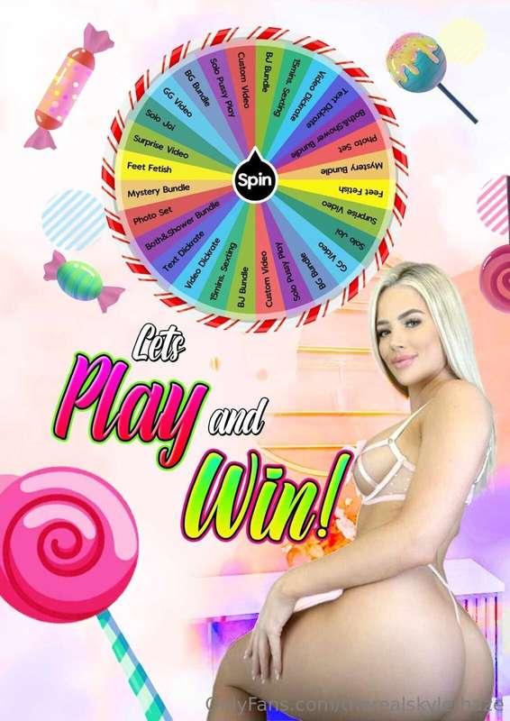 Have you spun my candy wheel yet? 🤭