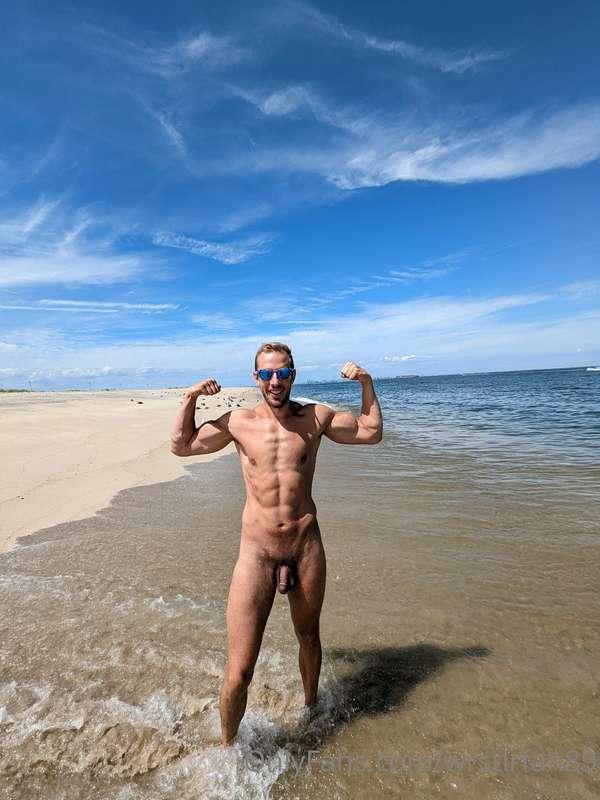 Muscles on the beach!!