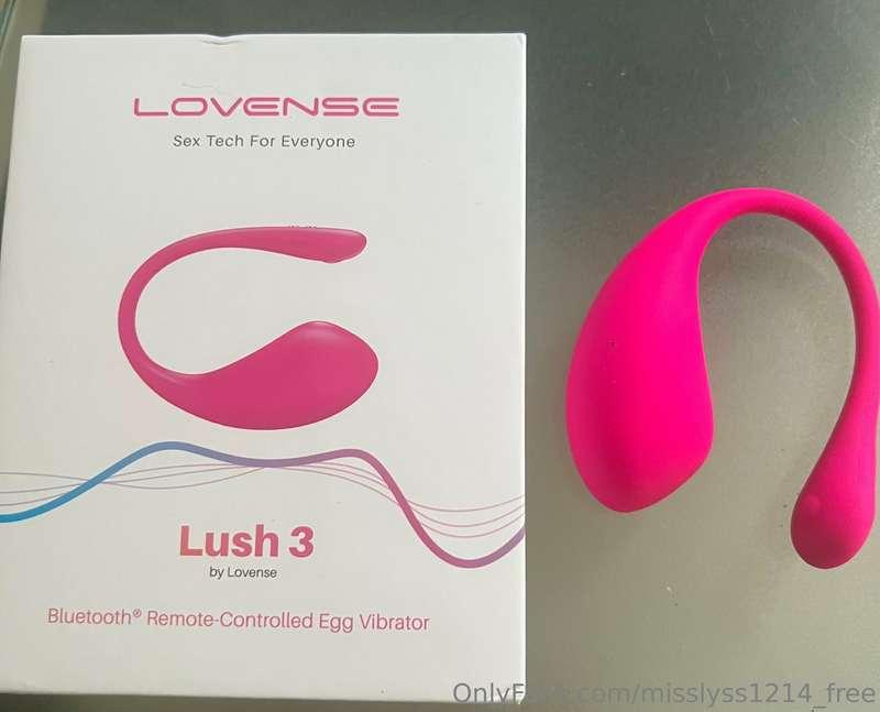 So excited!!!! Just got my Lush 3 today 😩 🥹 💦 oooooo the pos..
