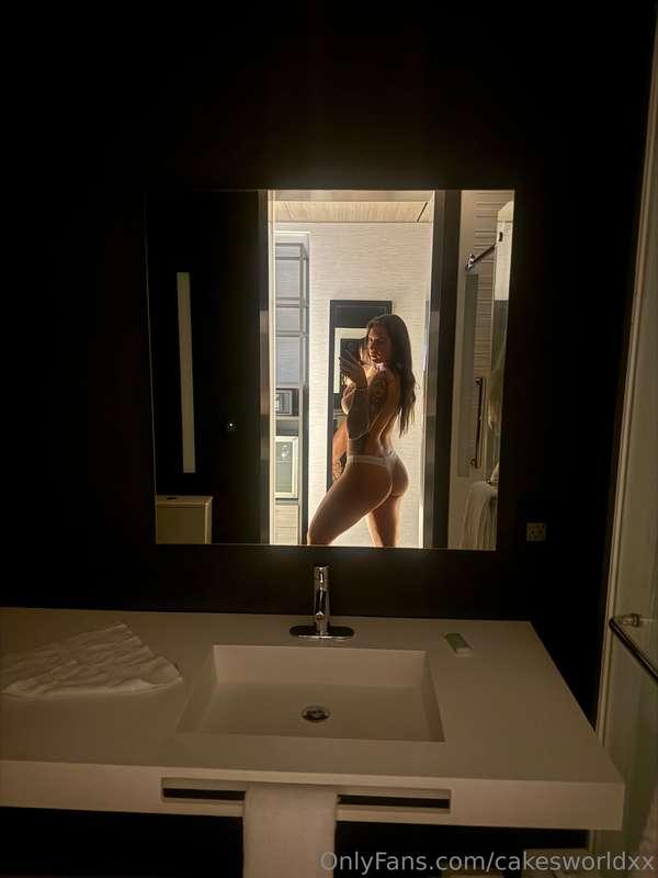 Hotel rooms always make me act up… 