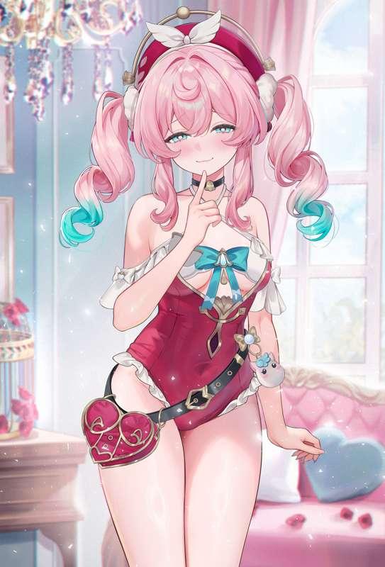 【High Resolution Images 】 ❤️Hyacine swimsuit ❤️風堇泳裝