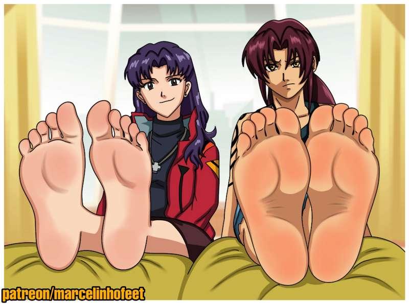 Revy and Misato Feet