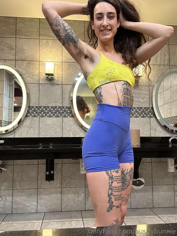 Getting wet at the gym