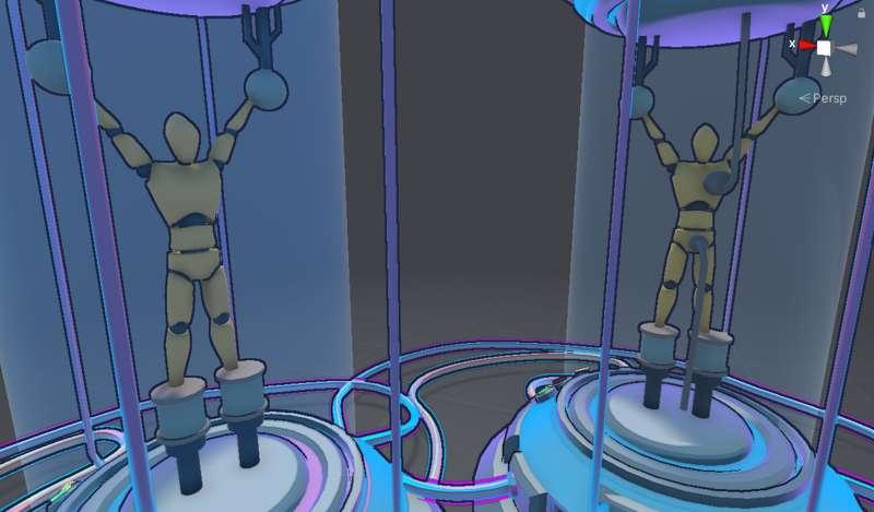 a Girly UFO Abduction: Alien tubes!