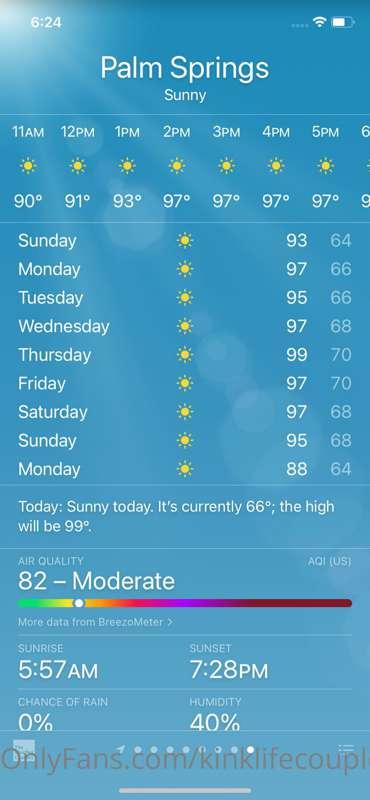 It’s going to be a hot one today!
