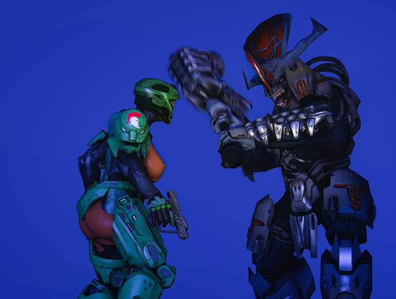 Female Spartan x Brute Chief 