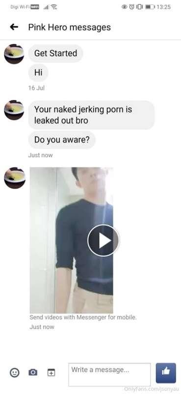 Thank you to the one who leaked my video without respecting ..