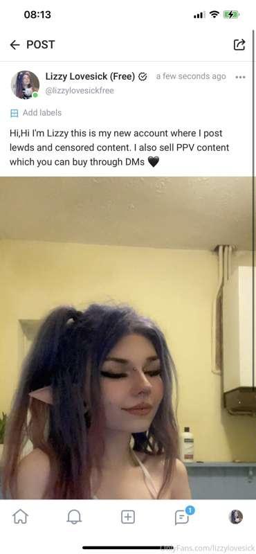 https://onlyfans.com/lizzylovesickfree
go sub to my free acc..