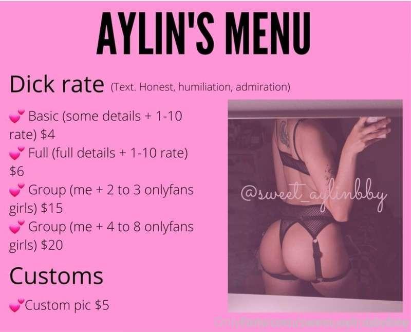 New menu 💞