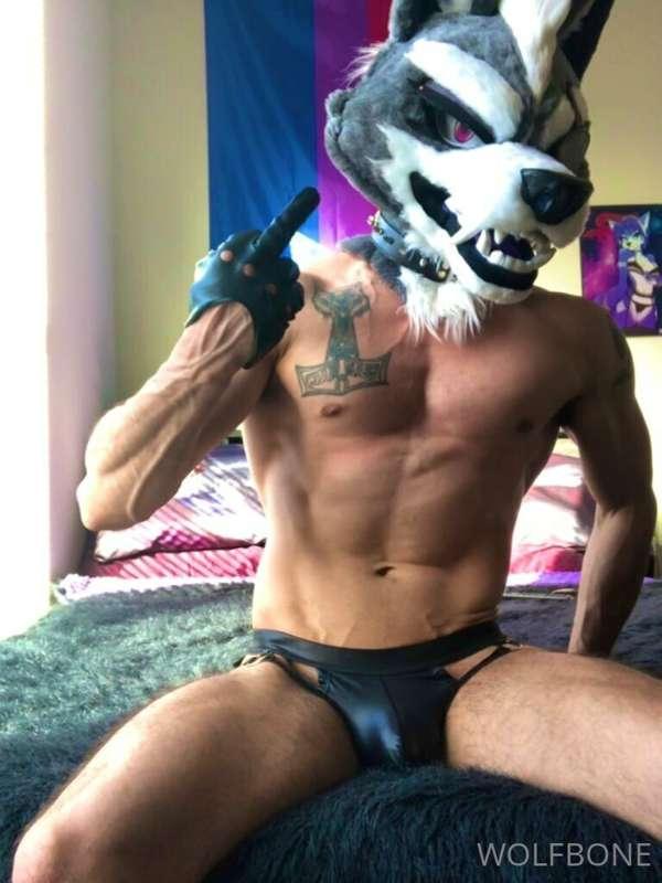Nasty wolf boyfriend has a new summer look for your viewing ..