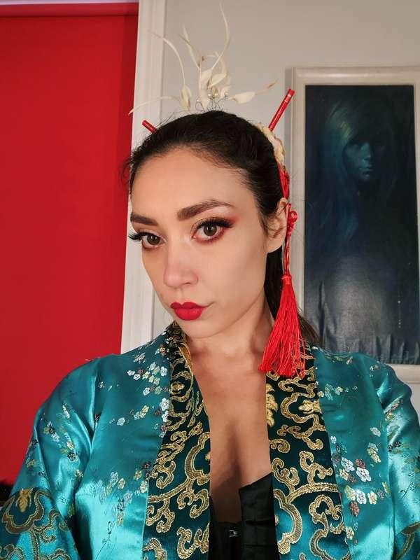 I don't usually wear false lashes. What do you think?