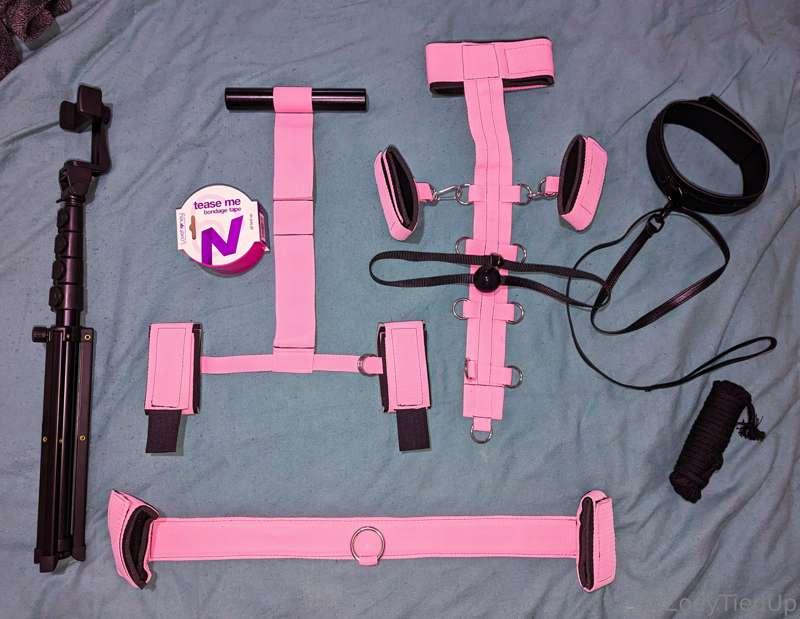 A little peak at all the new BDSM gear that just arrived tod..