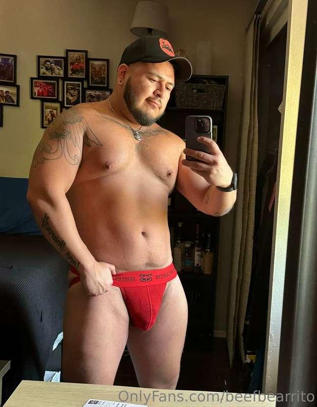 Jock on, dick out!