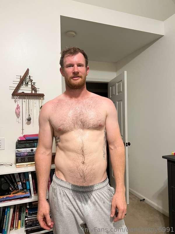 Can you tell I got a little sweaty during my workout