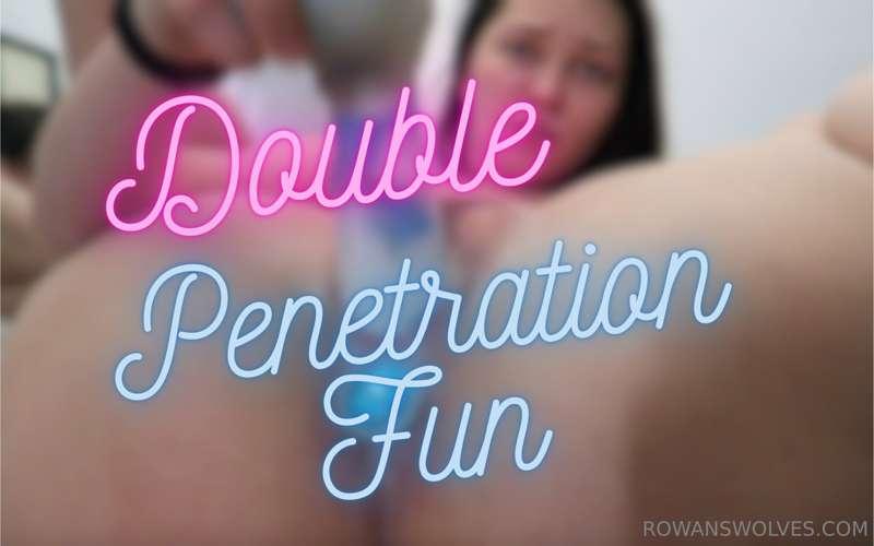 Unlock & Enjoy My  Double Penetration Fun 🤤 with my bad drag..