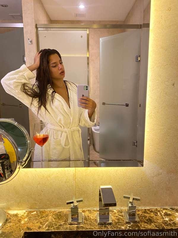 Freshened up but I don't mind being worn out again. 😈💦