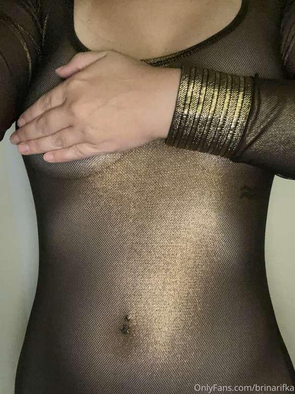 My see through body suit from my Halloween costume