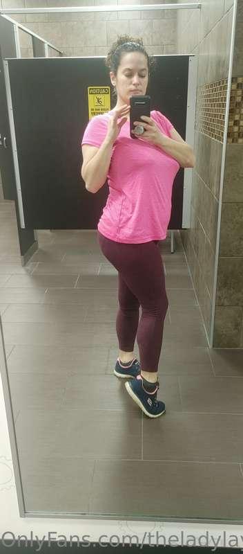 Gym this morning.