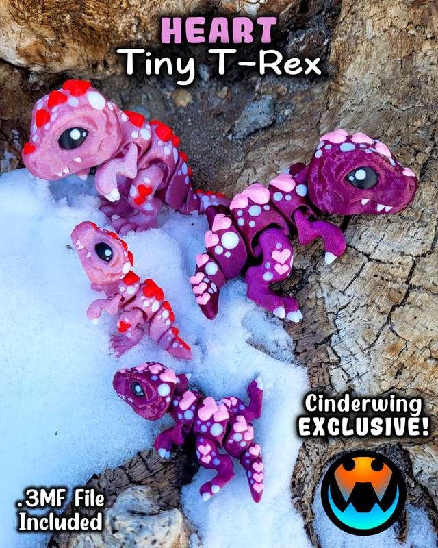 Supporter Exclusive - Heart Tiny T-Rex