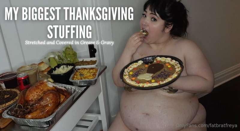 My Biggest Thanksgiving Stuffing: Stretched and Covered in G..