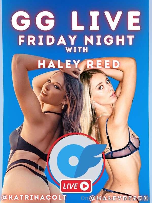 Going live with @katrinacolt FRIDAY!!! I promise it's a show..