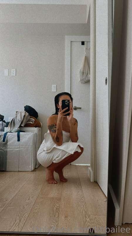 Mid afternoon shower. Been busy reno/decluttering/moving my ..