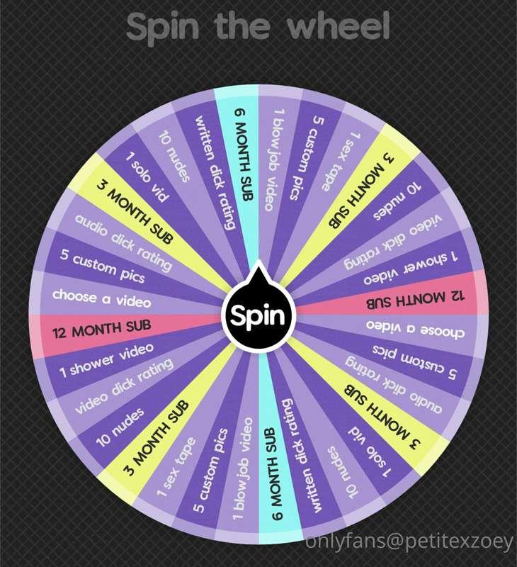 🎰 ***SEPTEMBER SPIN THE WHEEL!*** 🎰

Made a new spin the whe..