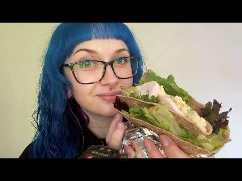📣 EARLY ACCESS 📣 ASMR Eating Egg Mayo, Cress & Mushroom Wrap 🥚🍄
