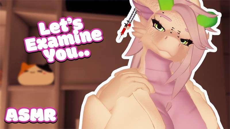 Early ASMR - Dragon Girl Gives You a Cranial Nerve Exam