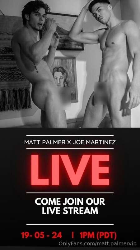 Hey my loves going live with this fine a$$ man at 1PM today ..