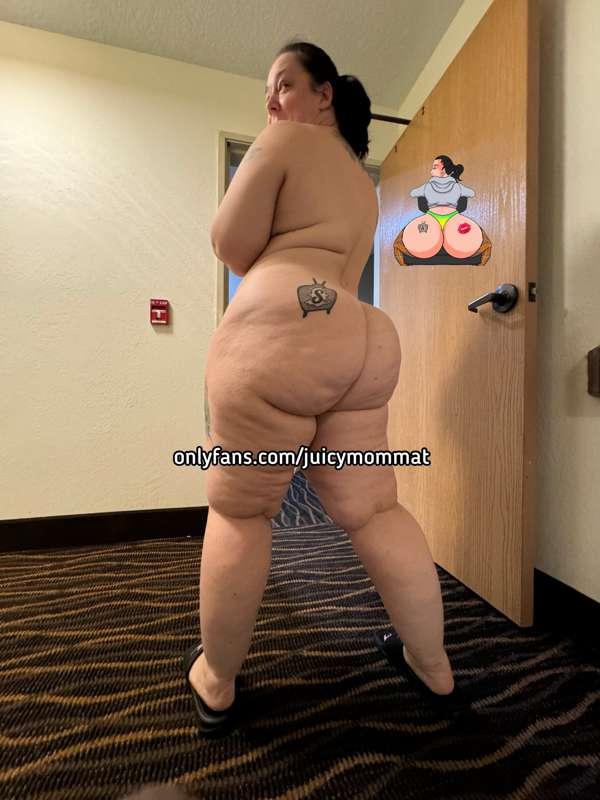 POV me looking at the couple walking up the stairs and see m..