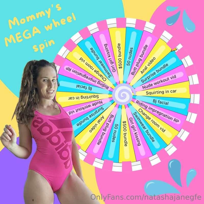 Come play ✨Mommy’s Mega Wheel Spin✨ with so many naughty pri..
