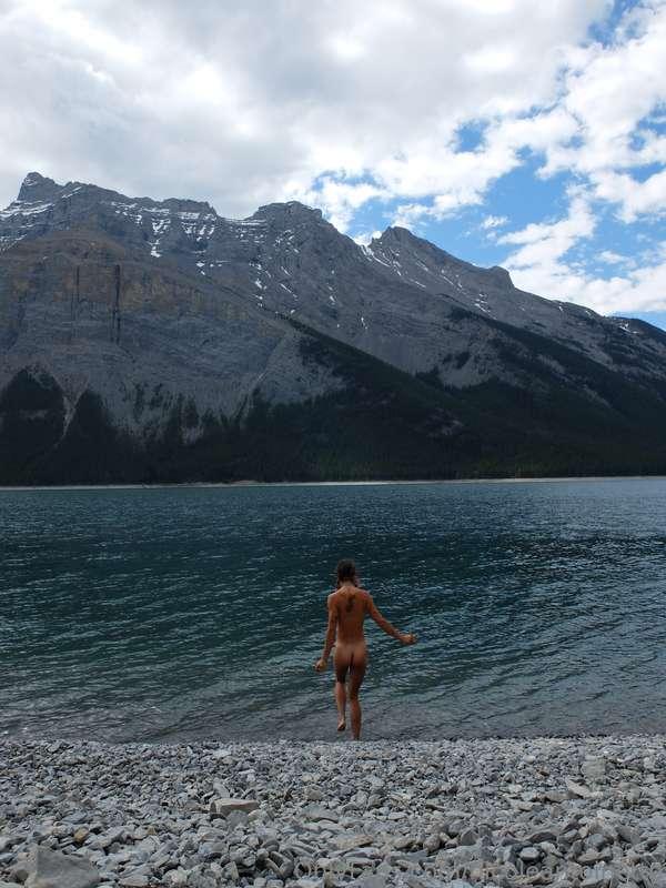 back to swimming in glacial lakes. my happy place :) 